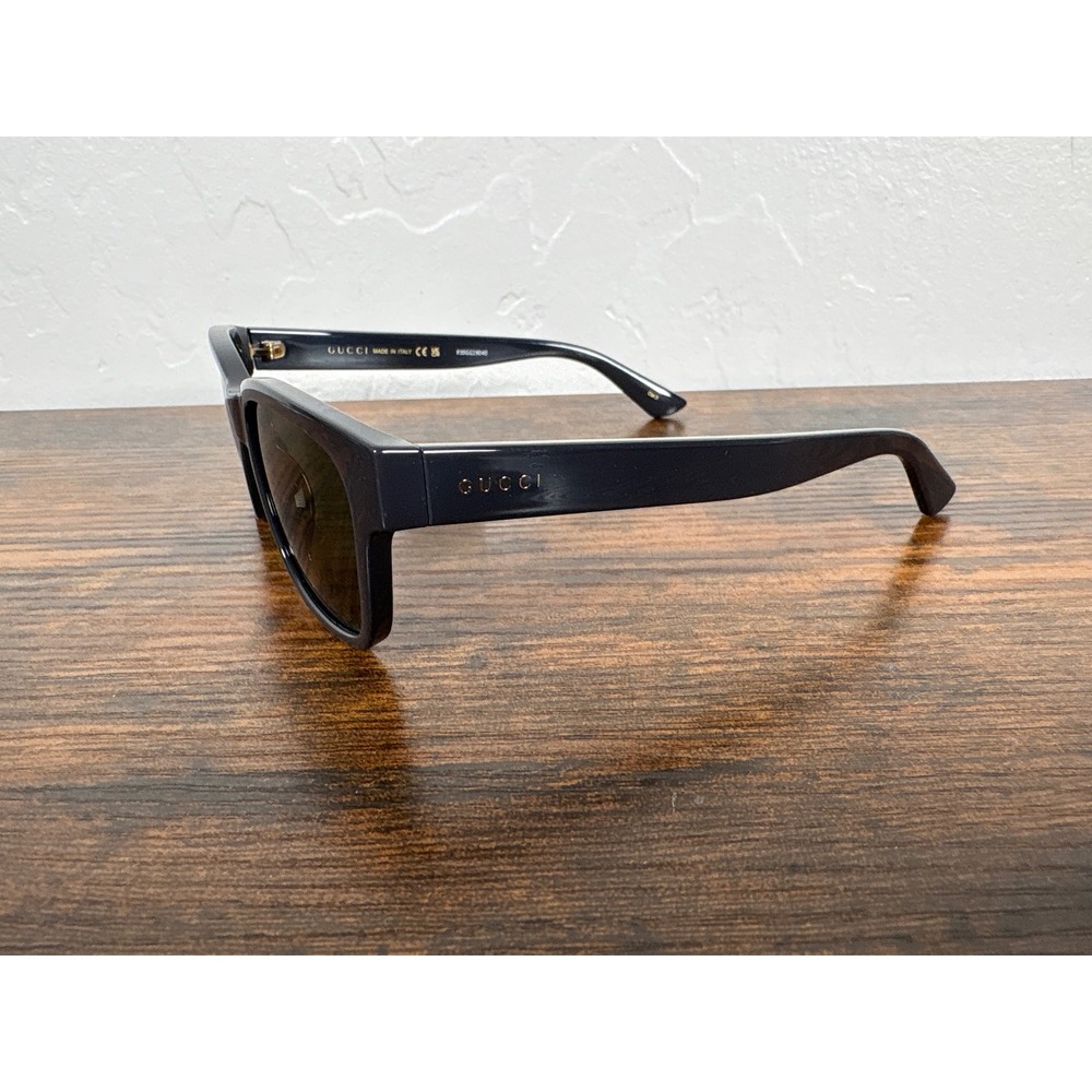 Gucci GG1716S Dark Grey Square Sunglasses Made in Italy 003 54-18-145 - Picture 4 of 8